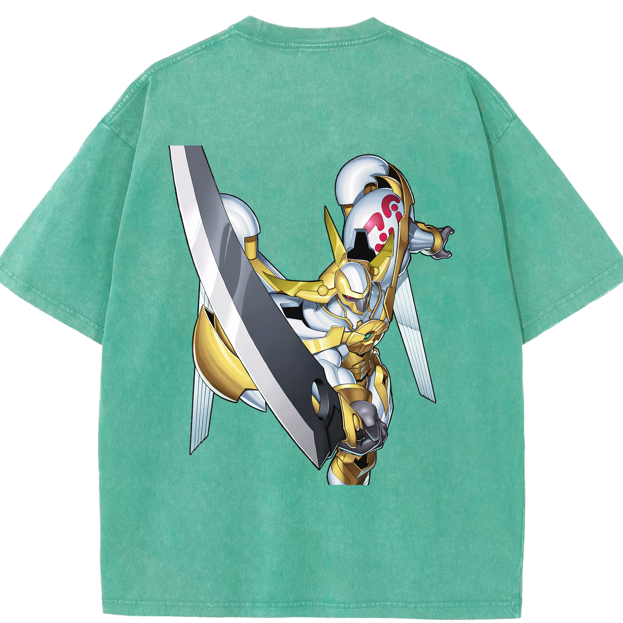 （画像用） 遊☆戯☆王 Yu-Gi-Oh! 綿100% ヴィンテージ風 半袖Tシャツ（背面プリント）